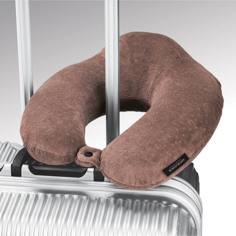 Gối K&ecirc; Cổ Locknlock Velvet, 280X280Mm - 2 M&agrave;u (N&acirc;u, X&aacute;m)- LTZ852 image number null